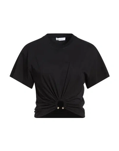 Rabanne Woman T-shirt Black Size L Cotton