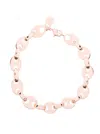 Rabanne Rose Gold Signature Bracelet In Metallic