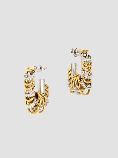 Rabanne Women's Boucle D'oreill Huggie Earrings In Gold Silver