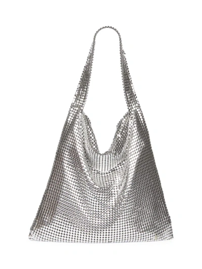 Rabanne Women's Cabas Chain Mail Tote Bag In Silver