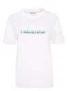 Rabanne Women's Cotton Crew-neck T-shirt In White