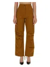 Rabanne Belt Loops Slacks In Buff