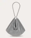 Rabanne Women's Crystal Pixel Tube Bag In Silver/crystal