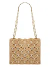 Rabanne Women's Iconic 1969 Raffia Shoulder Bag