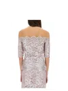 Rabanne Off-the-shoulder Lace Top With Floral Patterns