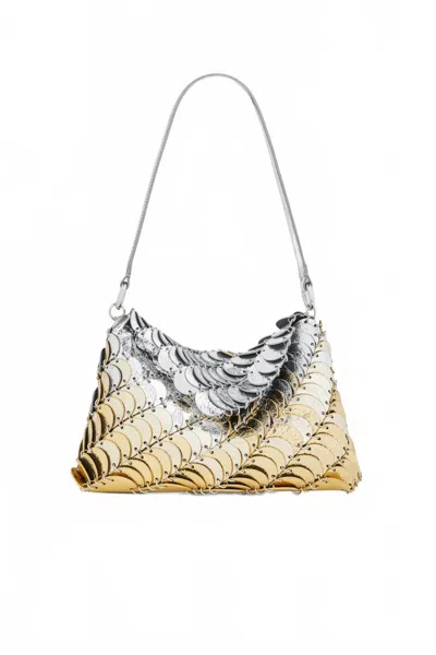 Rabanne Women's Leather Tote Bag In Light Gold