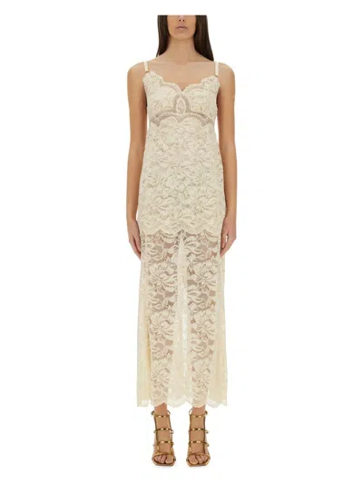 RABANNE WOMEN'S LONG LACE DRESS
