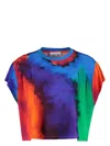 Rabanne Printed T-shirt In Multicolour