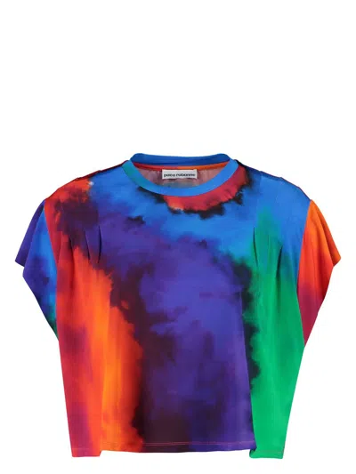RABANNE WOMEN'S MULTICOLOR T SHIRT | SIZE SMALL | 23PJTE109CU0007