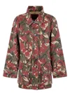 Rabanne Outerwear Denim Leger Regen Blanc In Nude & Neutrals