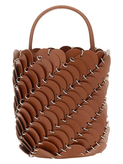 Rabanne Women's Paco Piccola Bucket Bag In Brown