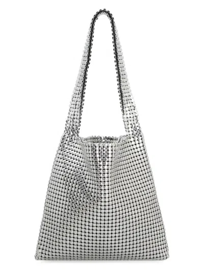 Rabanne Women's Pixel Hobo Shoulder Bag In Silver