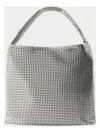 Rabanne Pixel Metallic Tote Bag In Silver