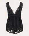 Rabanne Women's Pleated Lace Empire-waist Tank Top