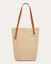Rabanne Tote Bag Weave Texture Leather Handles