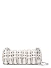 Rabanne Nano Iconic 1969 Cross Body Bag In Metallic