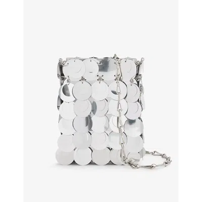 Rabanne Silver Mini Sparkle Bag