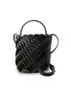 Rabanne Bucket Small Crossbody Bag In Black