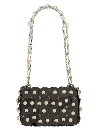 Rabanne Women's Sparkle Shoulder Bag In Black