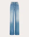Rabanne Mid-rise Denim Straight-leg Jeans In Blue