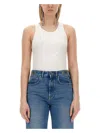 Rabanne Tops With Logo In White