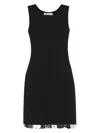 Rabanne Women's Viscose Mini Dress In Black
