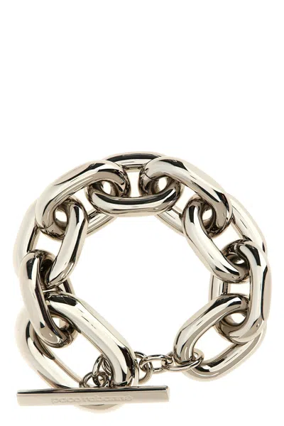 Rabanne Chunky Chain Link Bracelet In Silver