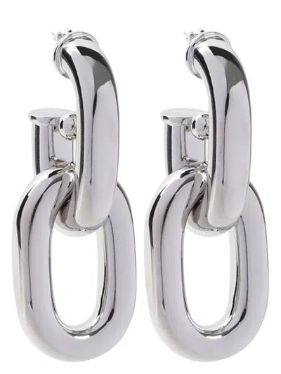 Rabanne Women's Xl Link Hoops Earring In Silver