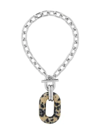 Rabanne Women's Xl Link Tortoiseshell Pendant Necklace