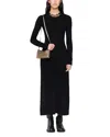 Rabanne Wool And Cashmere Long Dress In Black