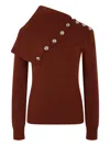 Rabanne Asymmetric Merino Wool Sweater
