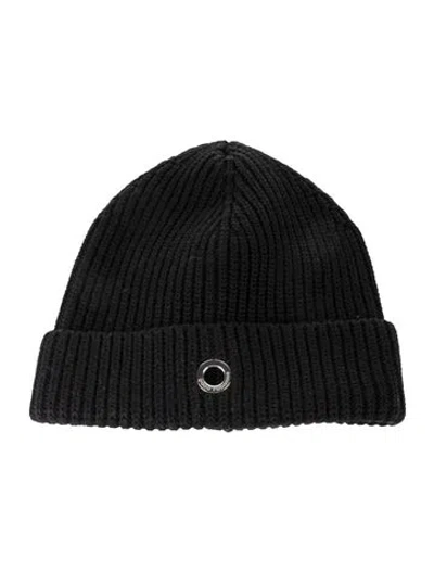 Pre-owned Rabanne Wool Knit Beanie W/tags In Black
