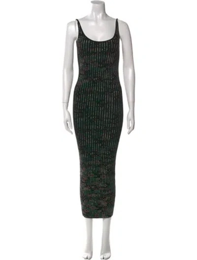 Pre-owned Rabanne Wool Long Dress In Multi