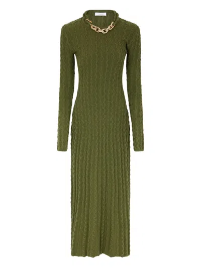 RABANNE WOOL MAXI DRESS