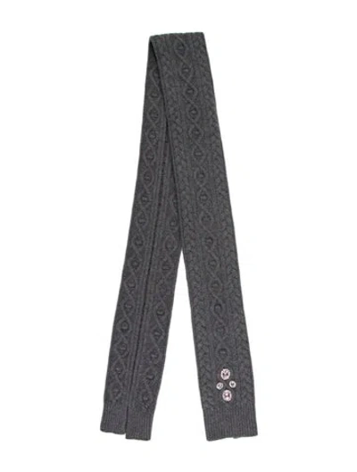 Pre-owned Rabanne Wool Scarf In Gray