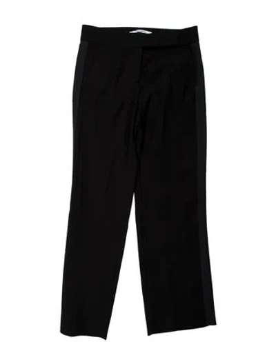 Pre-owned Rabanne Wool Straight Leg Pants In Black