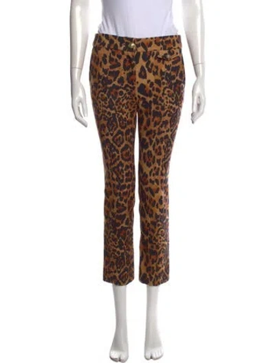 Pre-owned Rabanne Wool Straight Leg Pants In Multicolor