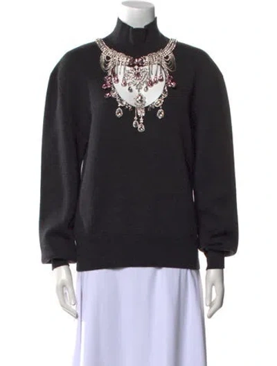 Pre-owned Rabanne Wool Turtleneck Sweater In Gray