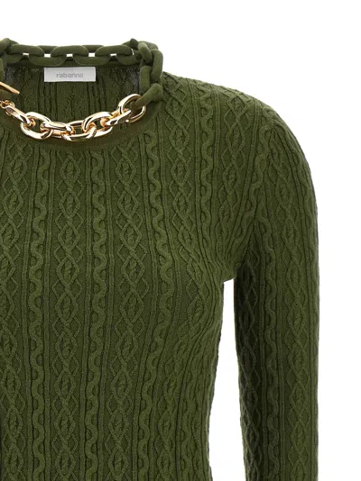 Rabanne Wool Women's Cardigan In Multi