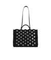 Rabanne Woven Tote Bag In Black
