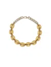 Rabanne Two-tone Chain Link Necklace In Multicolour