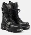 Rabanne Leather Boots In Black