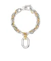 Rabanne Xl Chain Pendant Necklace In Metallic
