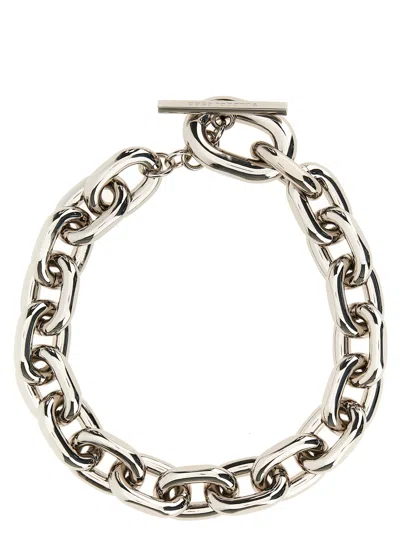 Rabanne Xl Lick Necklace In Silver