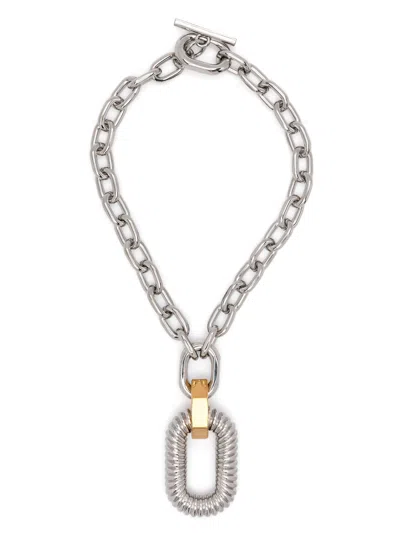 RABANNE PACO RABANNE LINK PENDANT NECKLACE