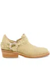 Rabanne Xl Link Biker Ankle Boots In Neutral