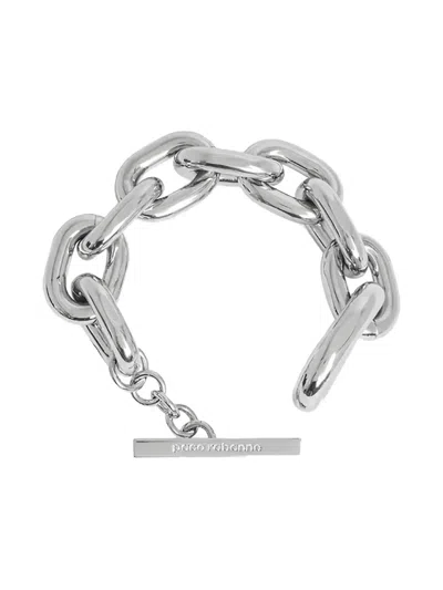 Rabanne Xl Link Bracelet In Metallic