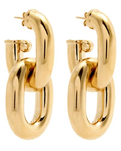 Rabanne Xl Link Chain Hoop Earrings In Gold