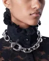 Rabanne Xl Link Chain Necklace In Metallic