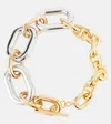 Rabanne Chunky Aluminum Chain Necklace In Gold